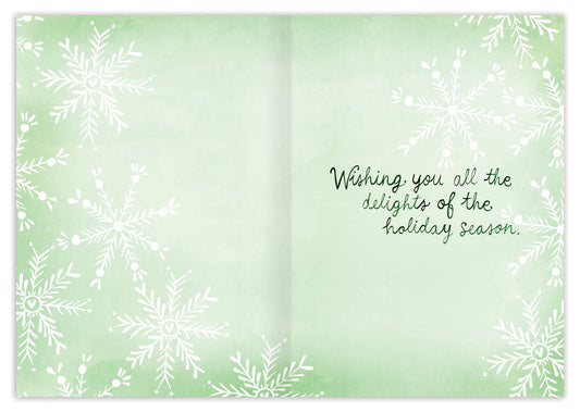 Merry And Bright Holiday Card
