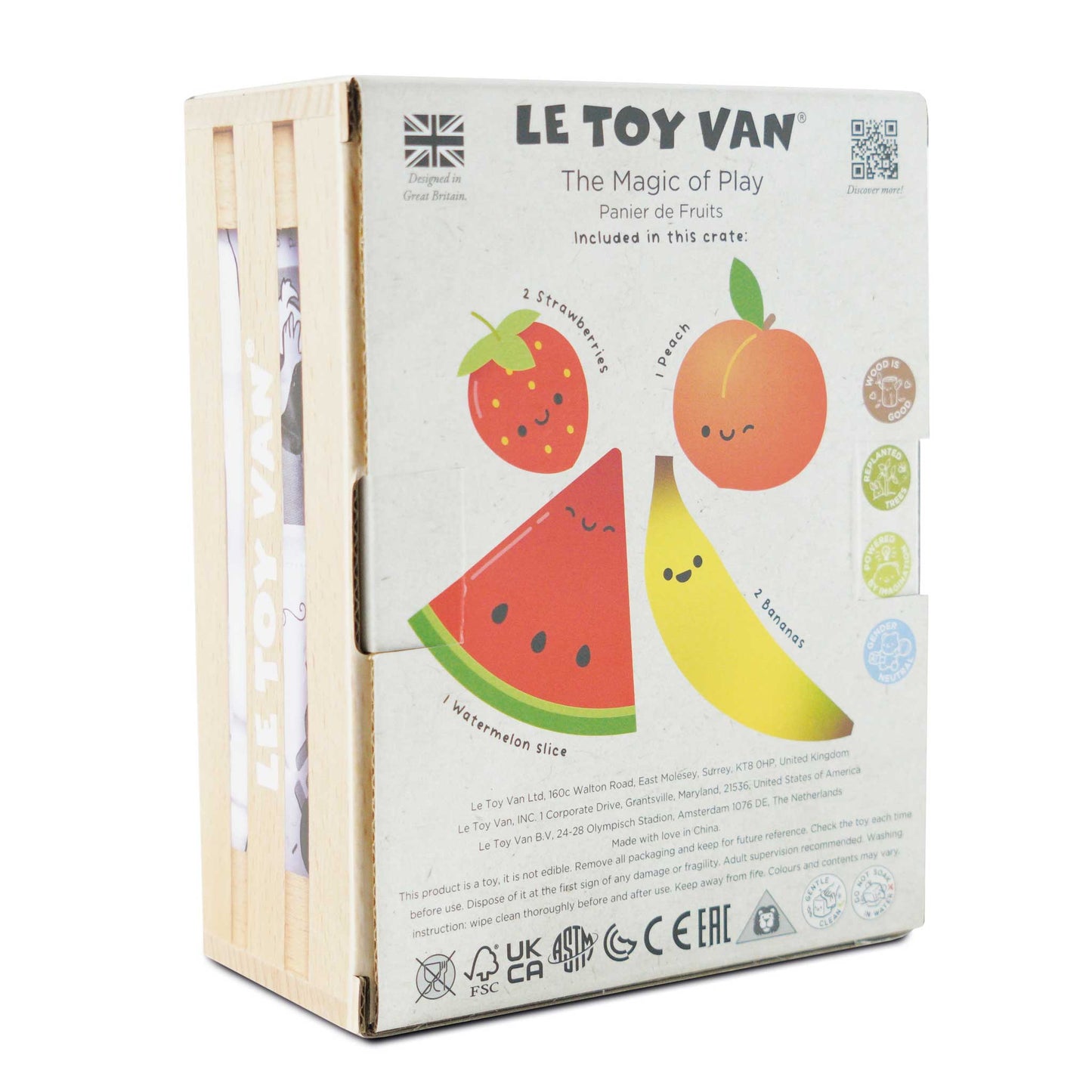 Smoothie Fruit Wooden Market Crate