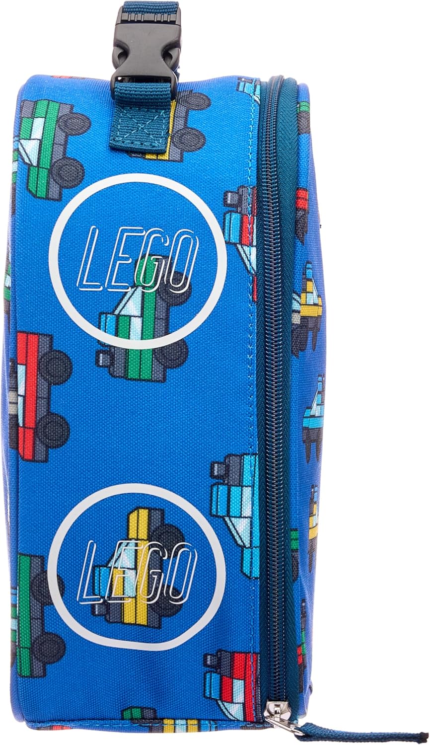 LEGO Cars in Blue Lunch Box