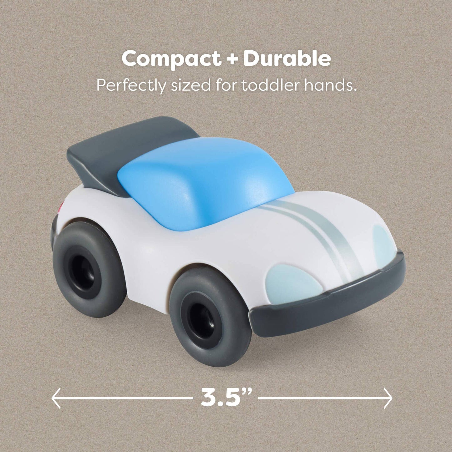 HABA Cars White Speedster with Momentum Motor