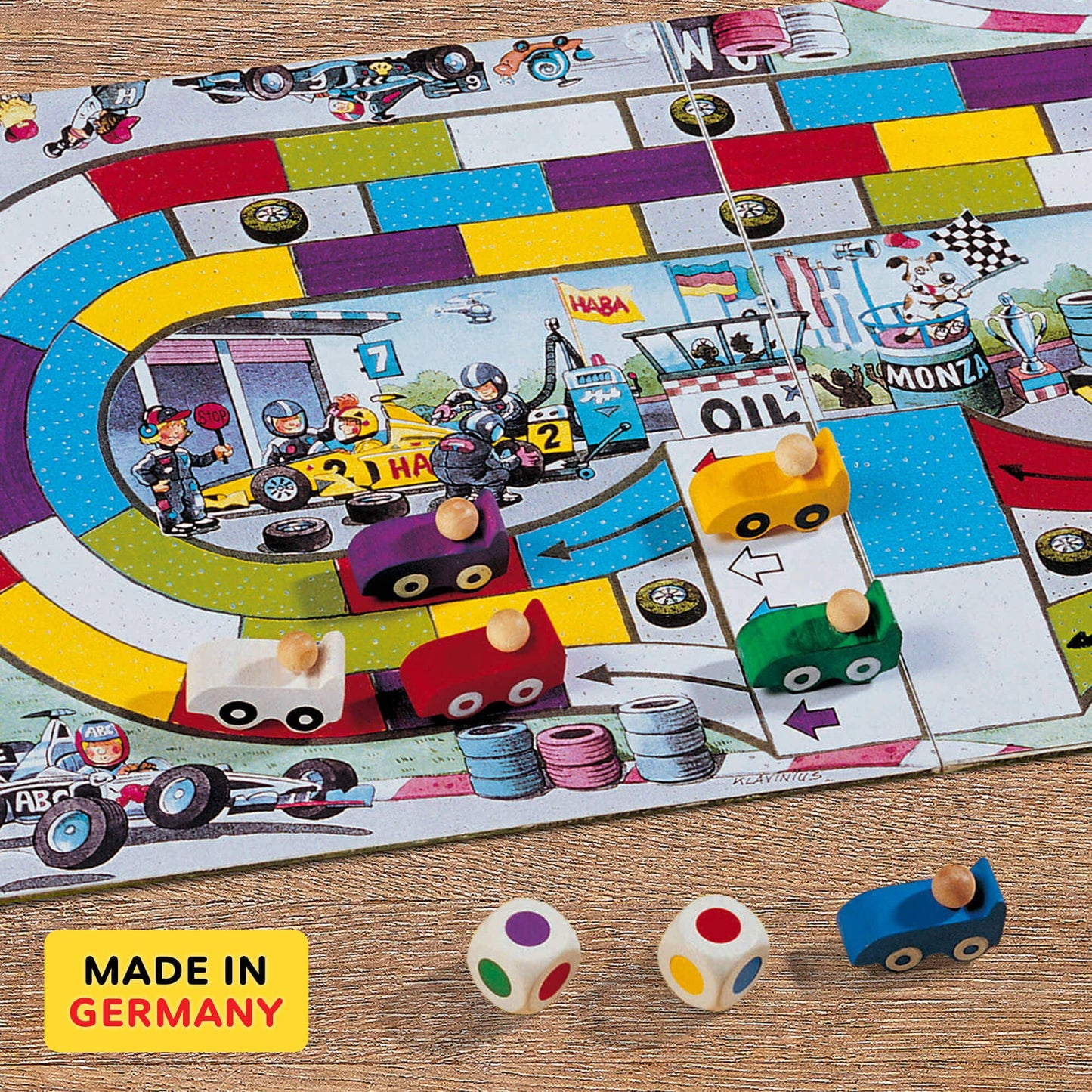 Monza - Colorful Car Racing Board Game