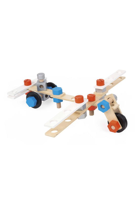 Brico'kids | DIY Barrel | 50 Pieces | Construction wood toy