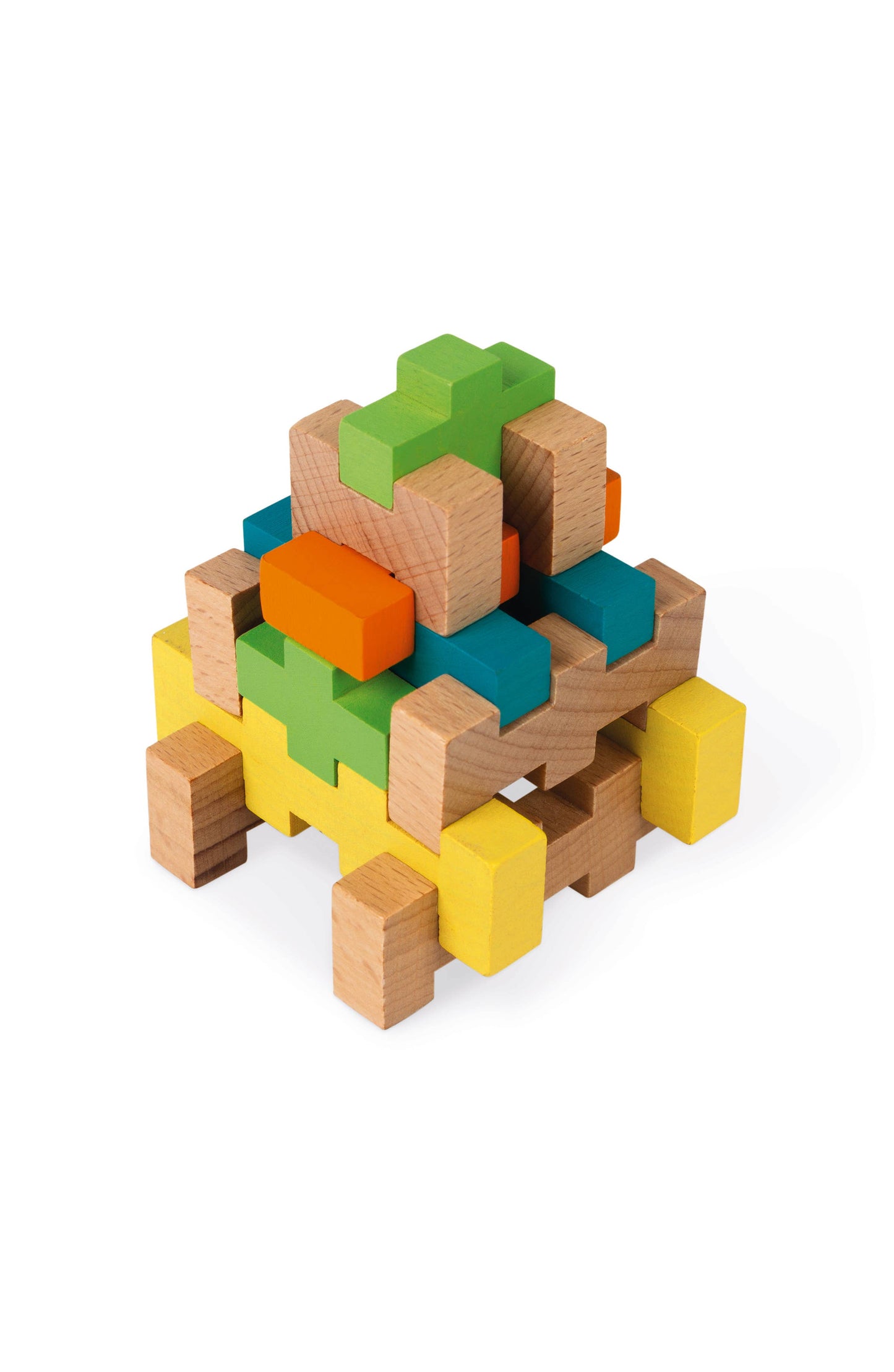 100 piece Construction Set | Wooden Building Kit | Ages 6+