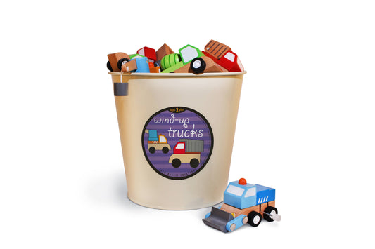 Construction Truck Wind-ups Refill - Set of 24