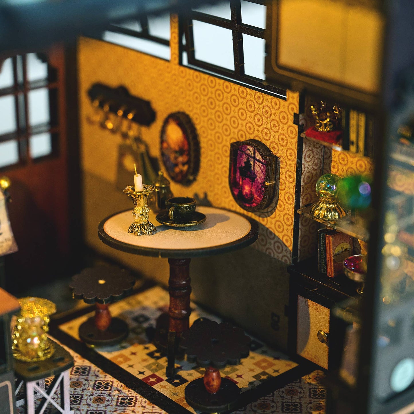 DIY Miniature House Kit: Magic Café
