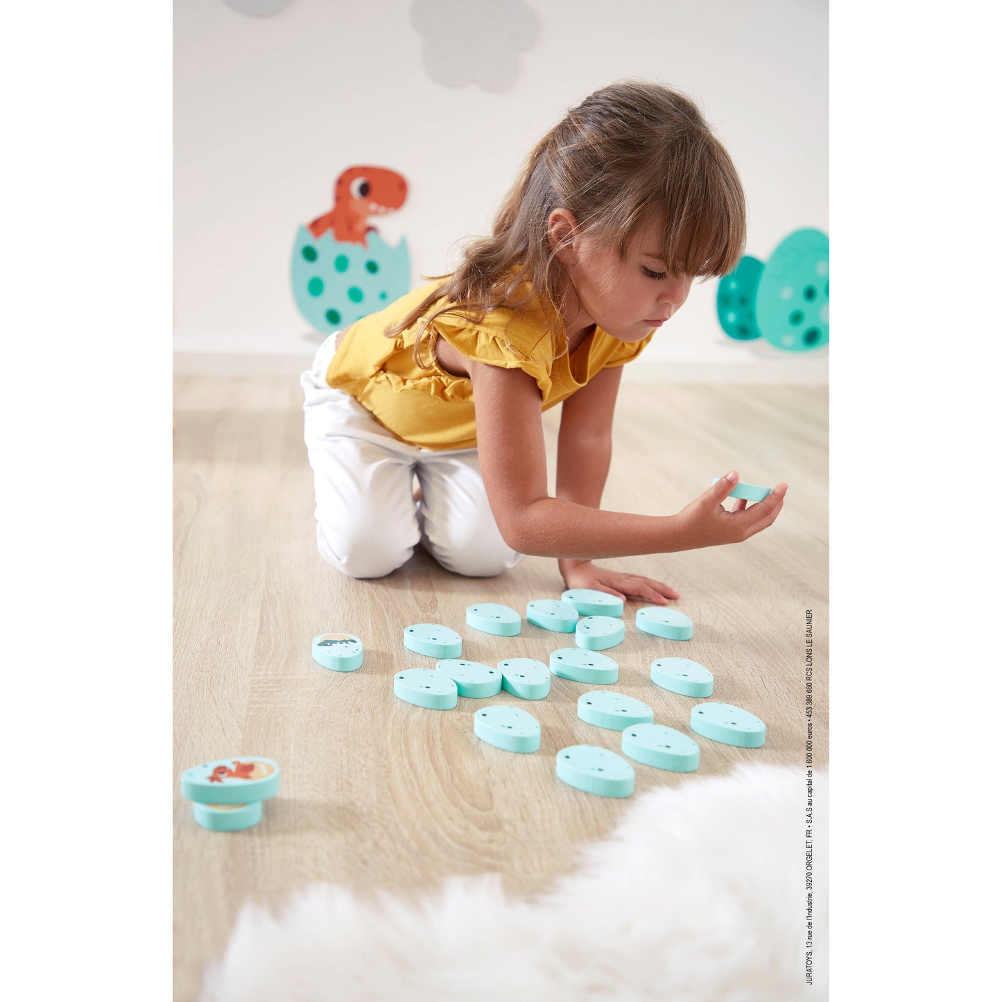 Dino | Memory Game | 20 wooden pieces | Ages 2 years+