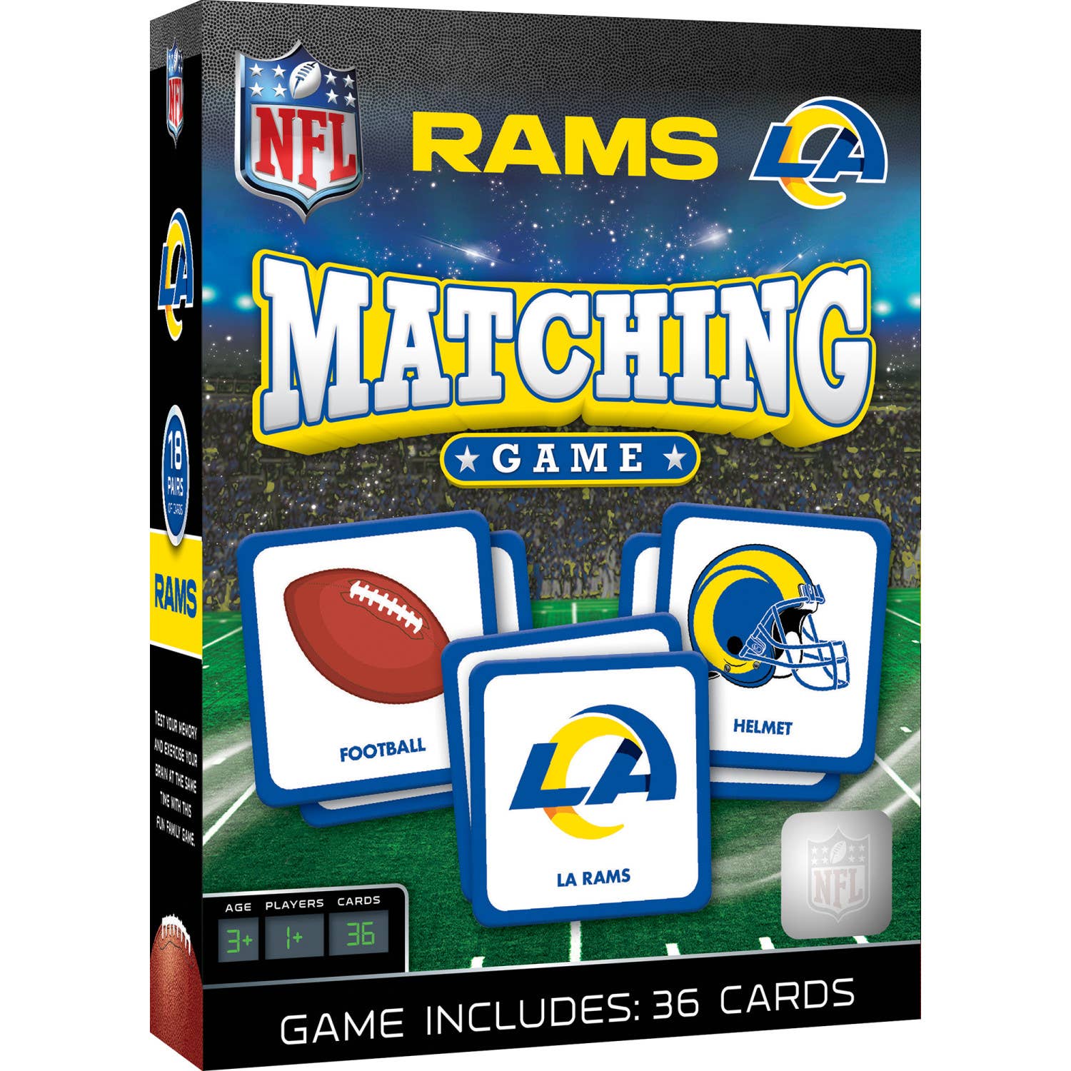 Union City Rams Los Angeles Rams Matching Game – Union Street Toys