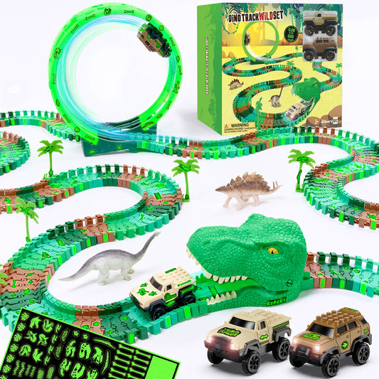 Dinosaur Racecar Track -Wild Set