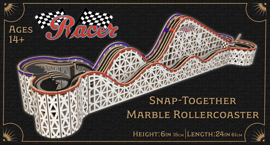 Racer Snap-Together Marble Roller Coaster