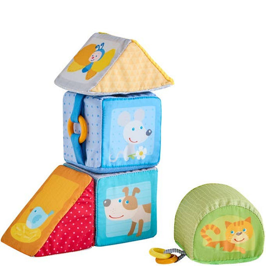 Animal Discovery Cubes - Soft Sensory Stacking Blocks