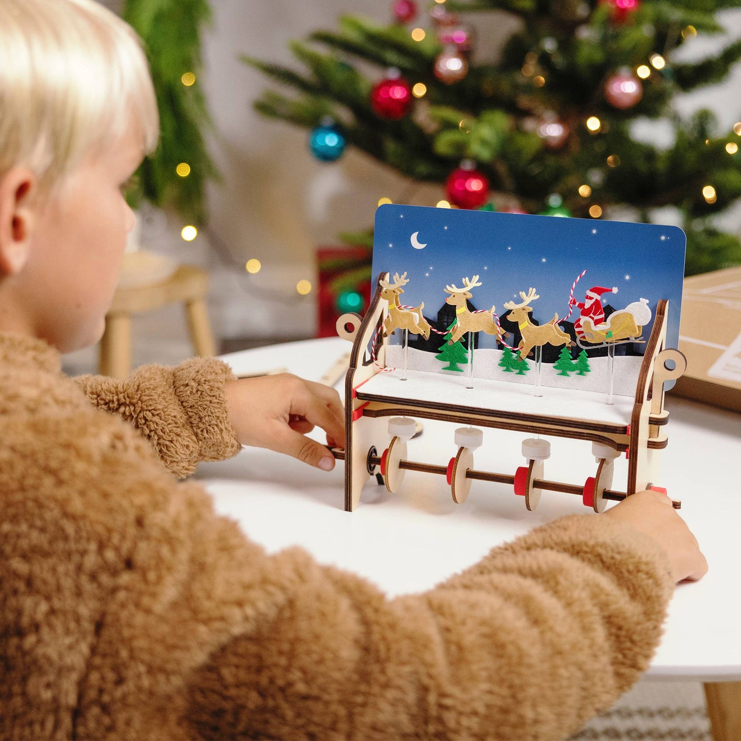 Santa's Sleigh Automation Engineering Kit for Kids