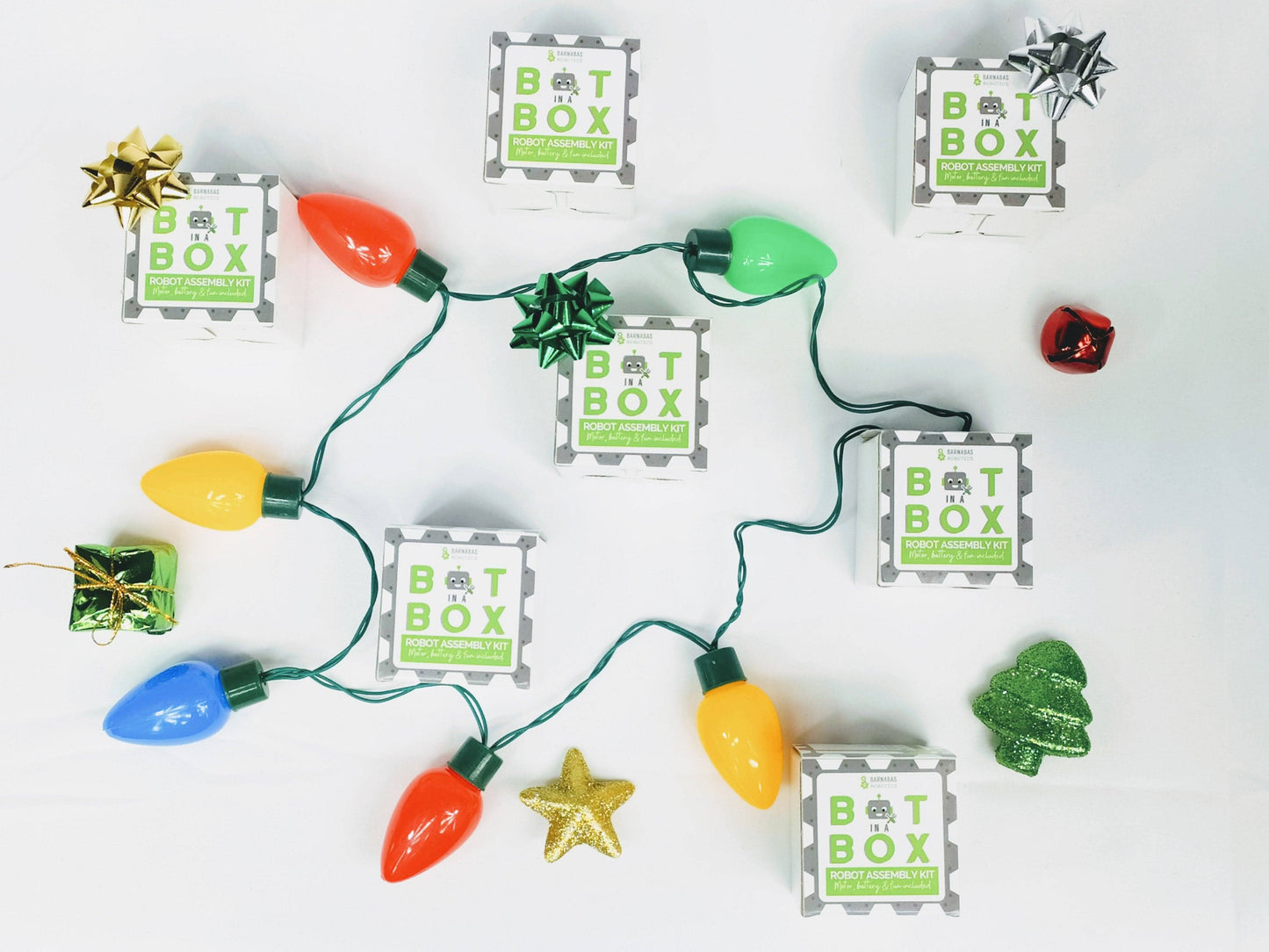 Bot In A Box Craft Robot | Stocking Stuffer | Party Favor: 4-Pack / Classic Edition