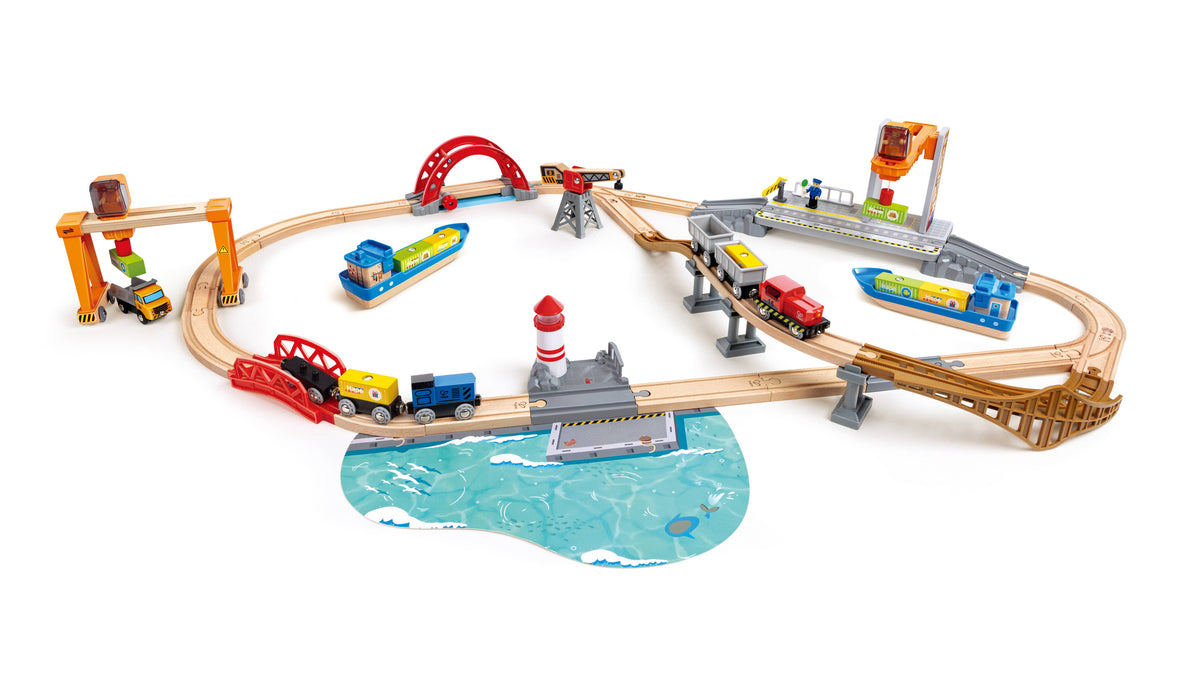 Sea & Rail Cargo Transportation Set