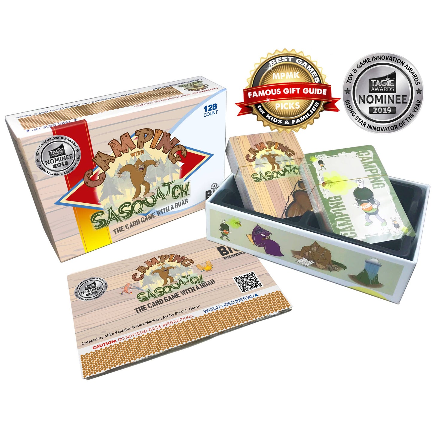 Camping with Sasquatch Card Game - Fun for Kids & Adults