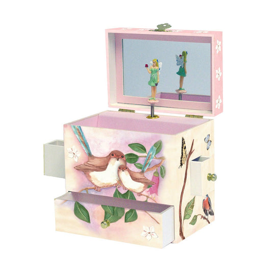 Sweet Fairy Wren (birds) Musical Jewelry Box