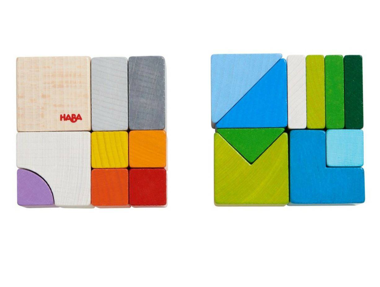 Chromatix 3D Arranging Game Wooden Building Blocks