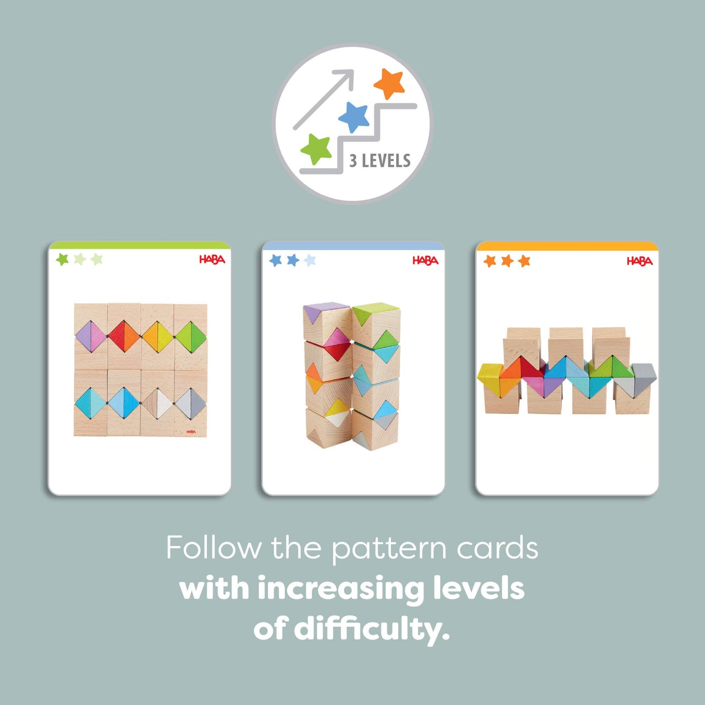 Colorful Triangle Wooden Block Game