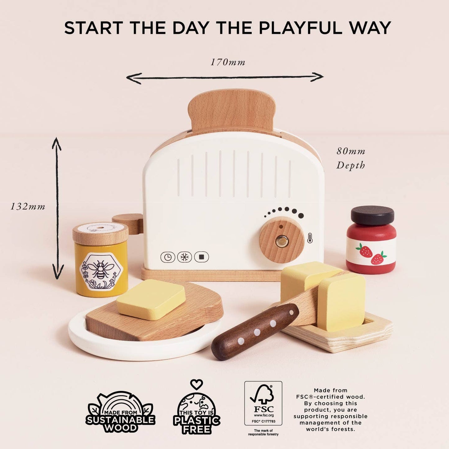 Pop-up Toaster & Breakfast Set