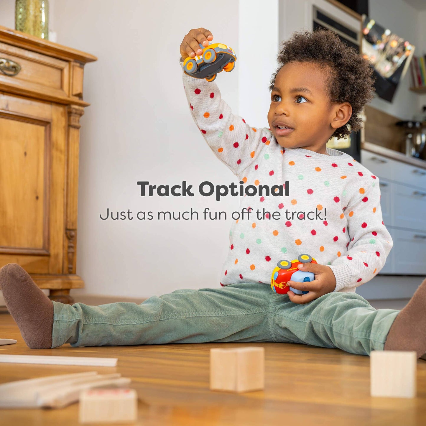 HABA Cars Yellow Pace Car with Momentum Motor – Recycled