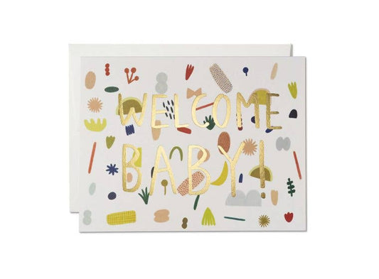 Playful Baby greeting card