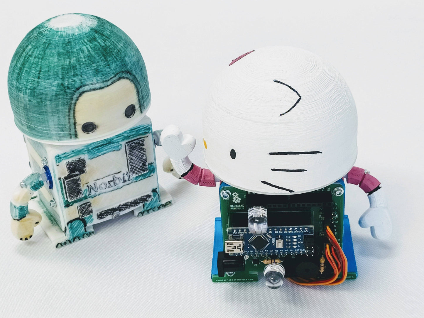 Barnabas-Bot: Arduino-Compatible 3-D Printed Robot Kit (Ages 9-12): 1-Pack