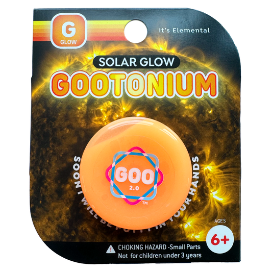 Gootonium: Glowing Orange Solar Putty - 20g