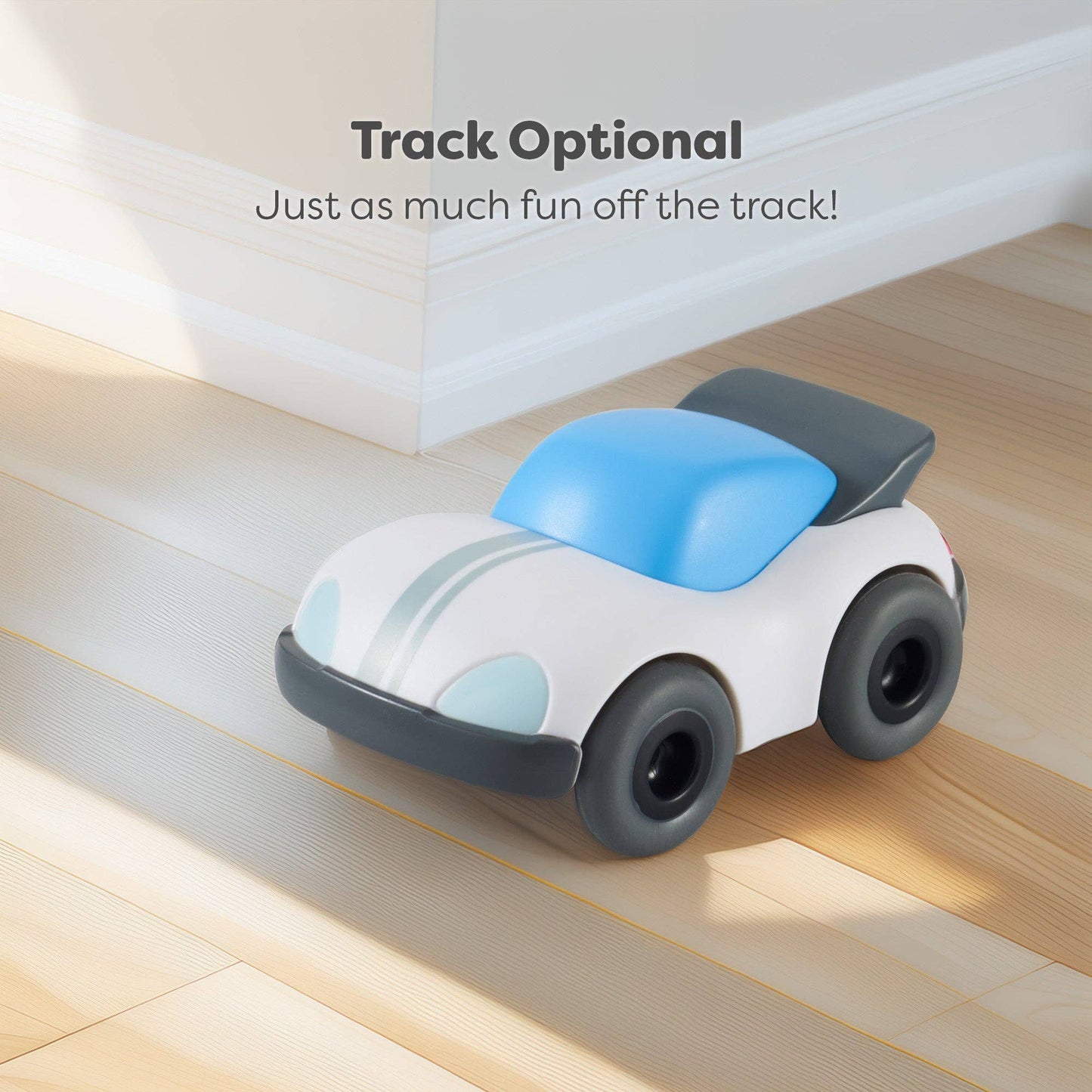 HABA Cars White Speedster with Momentum Motor