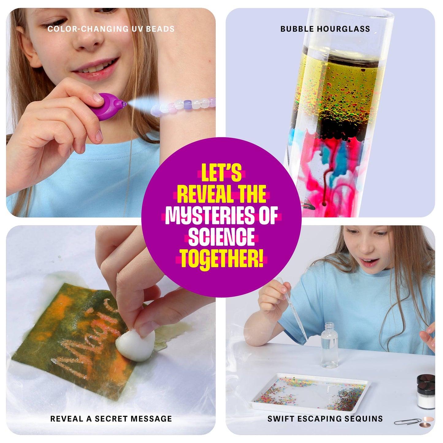 Science Magic Kit for Kids - Experiments STEM Boy Toys, Gift