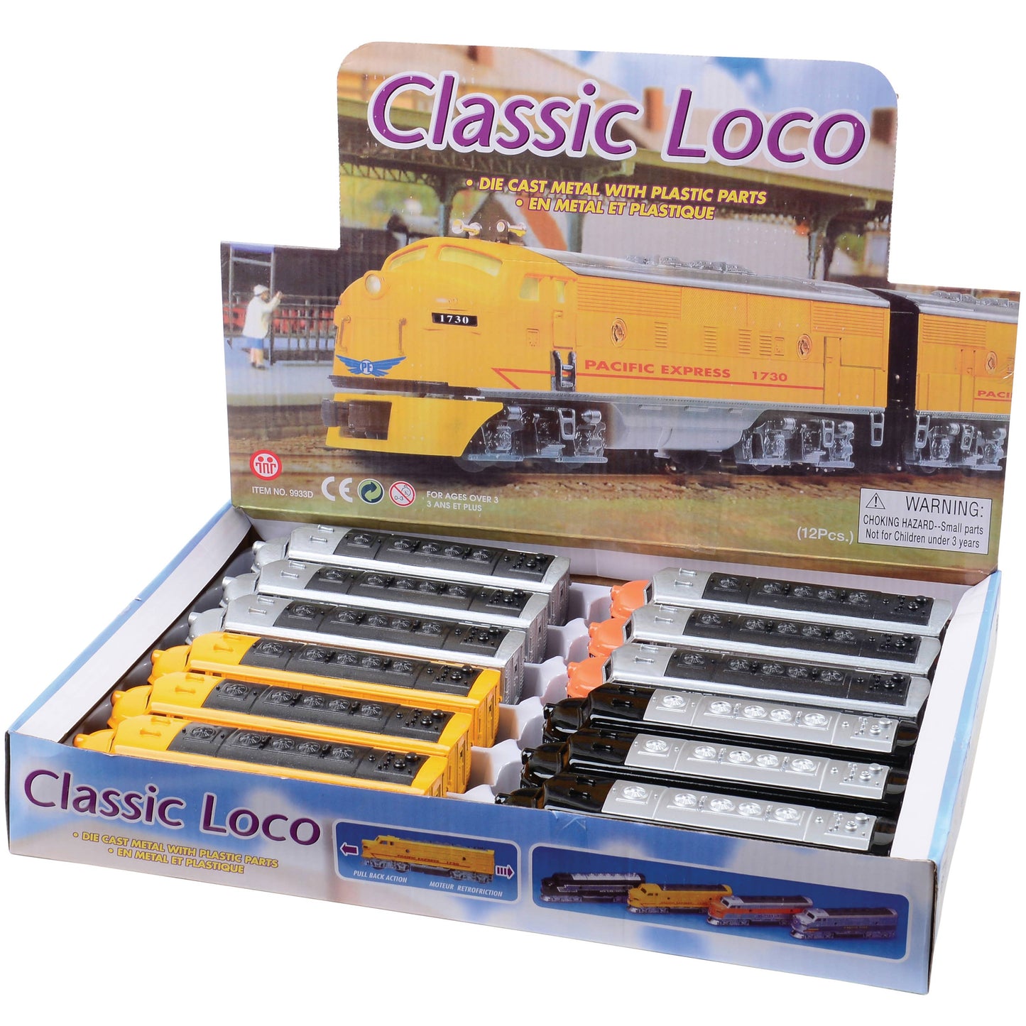 Classic Locomotive Die Cast Train