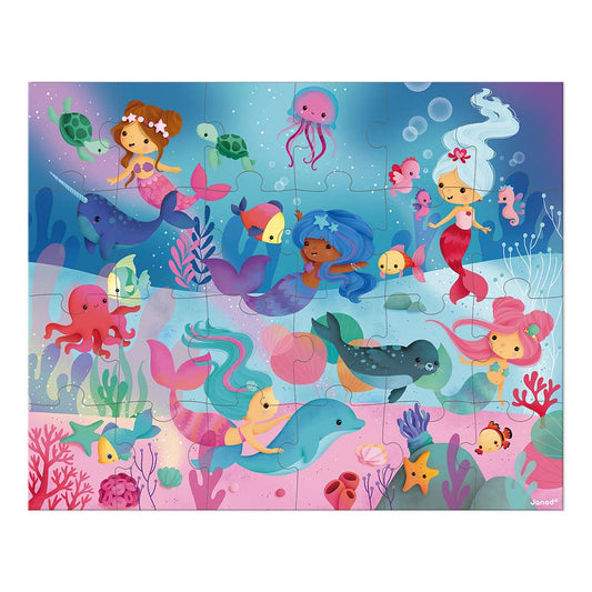 Suitcase Puzzle - Mermaids - 24 Pieces