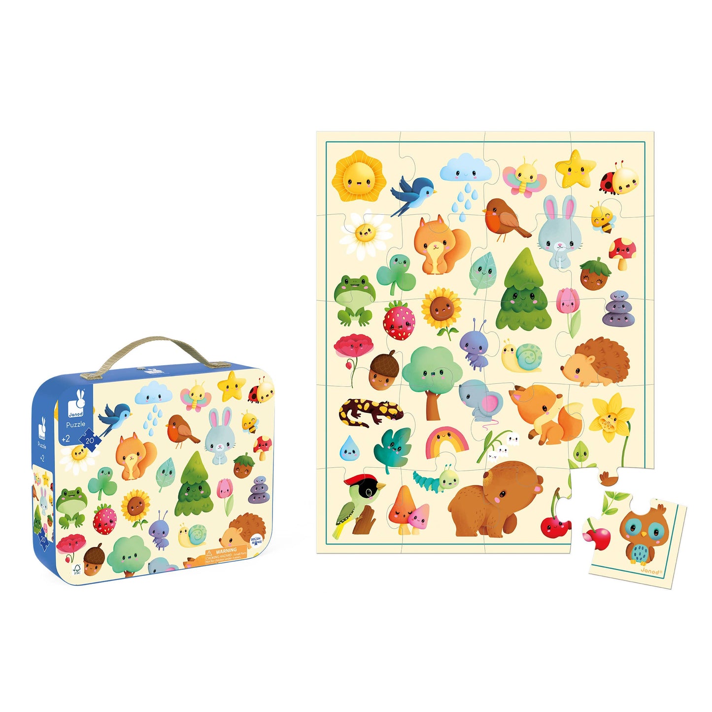 Suitcase Puzzle - Nature Picture - 20 Pieces
