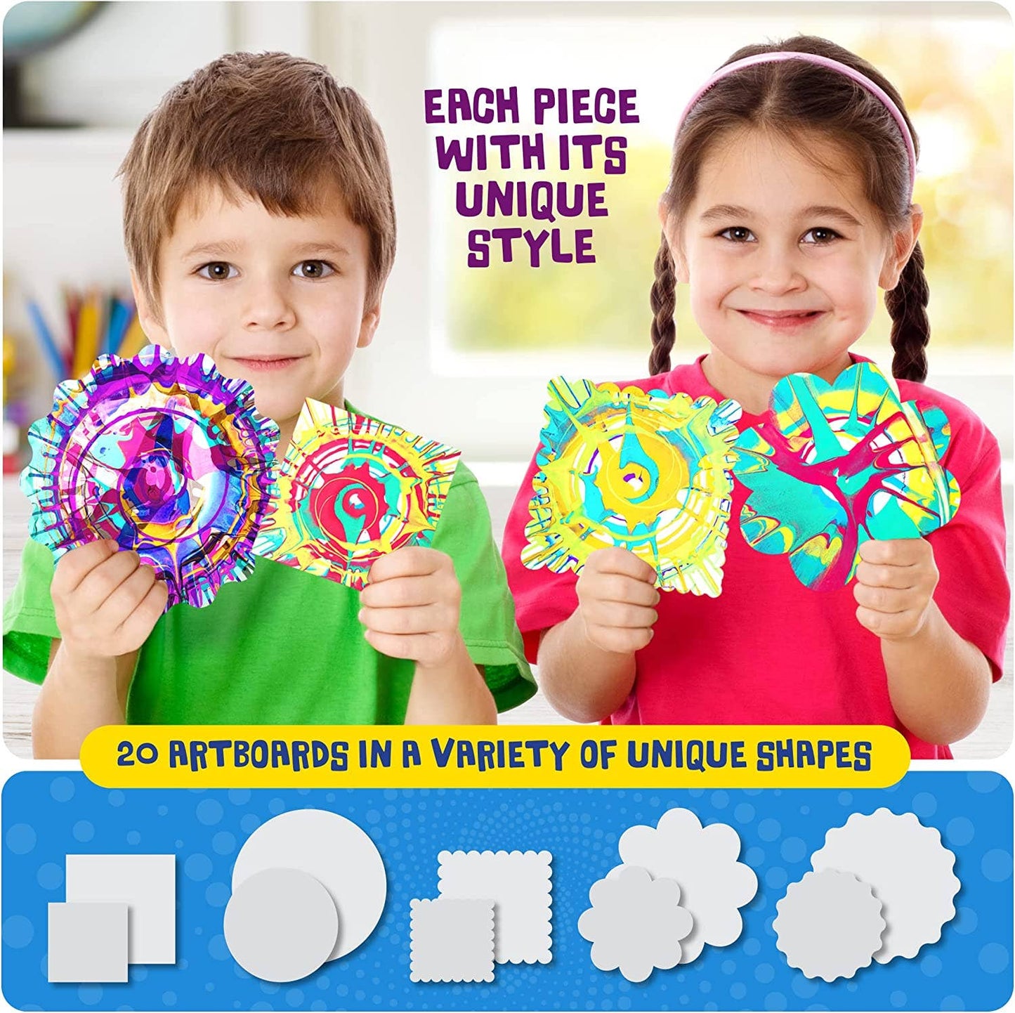 Spin Art Machine Kit - Paint Vortex Station Center