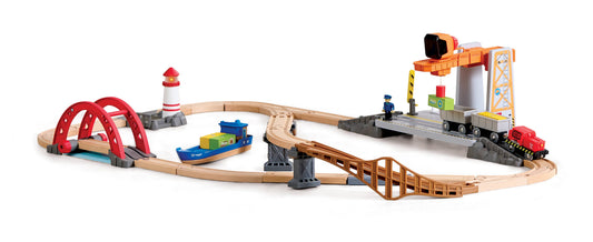 Sea & Rail Cargo Transportation Set
