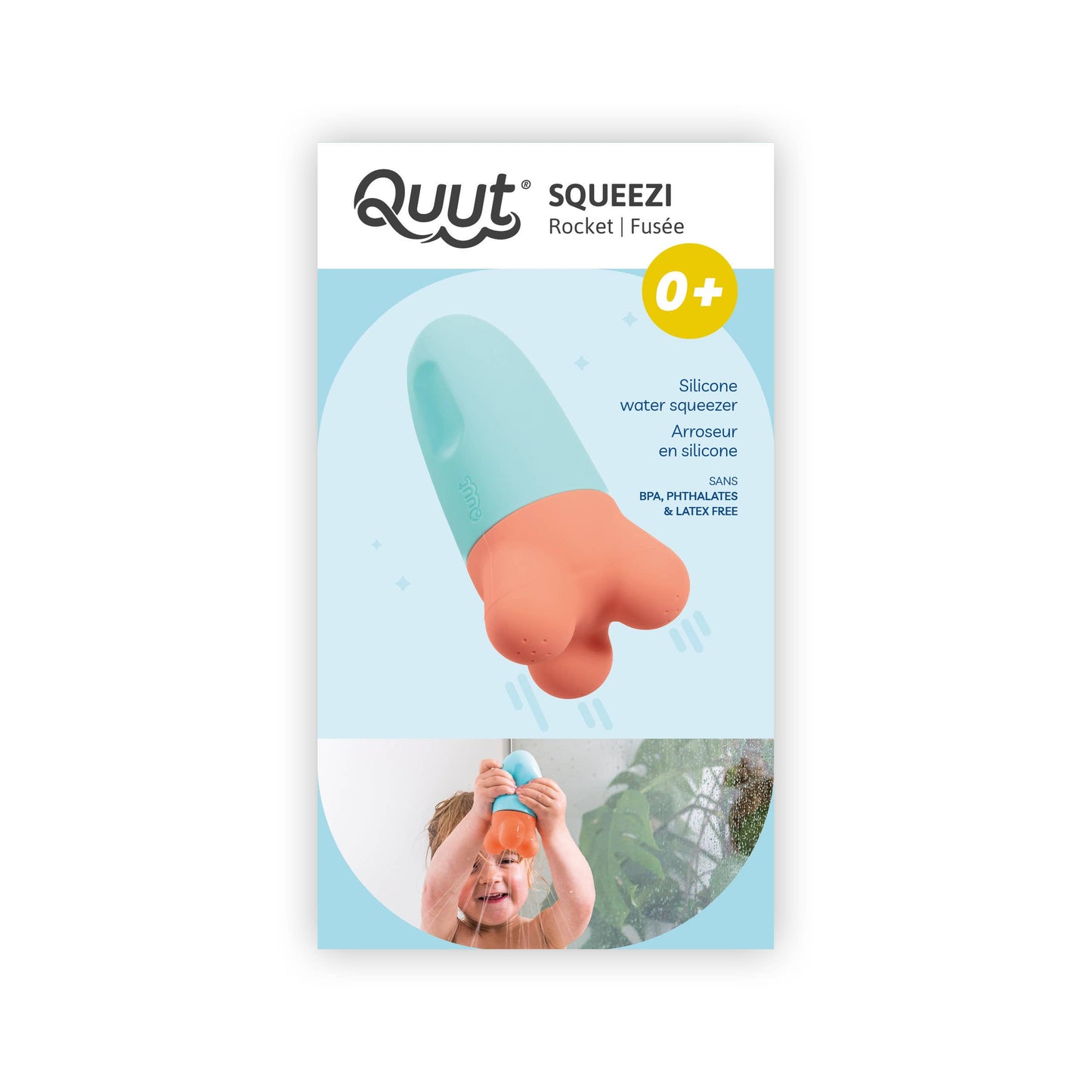 Quut Squeezi - Squish, squash bath time fun made easy!: Whale