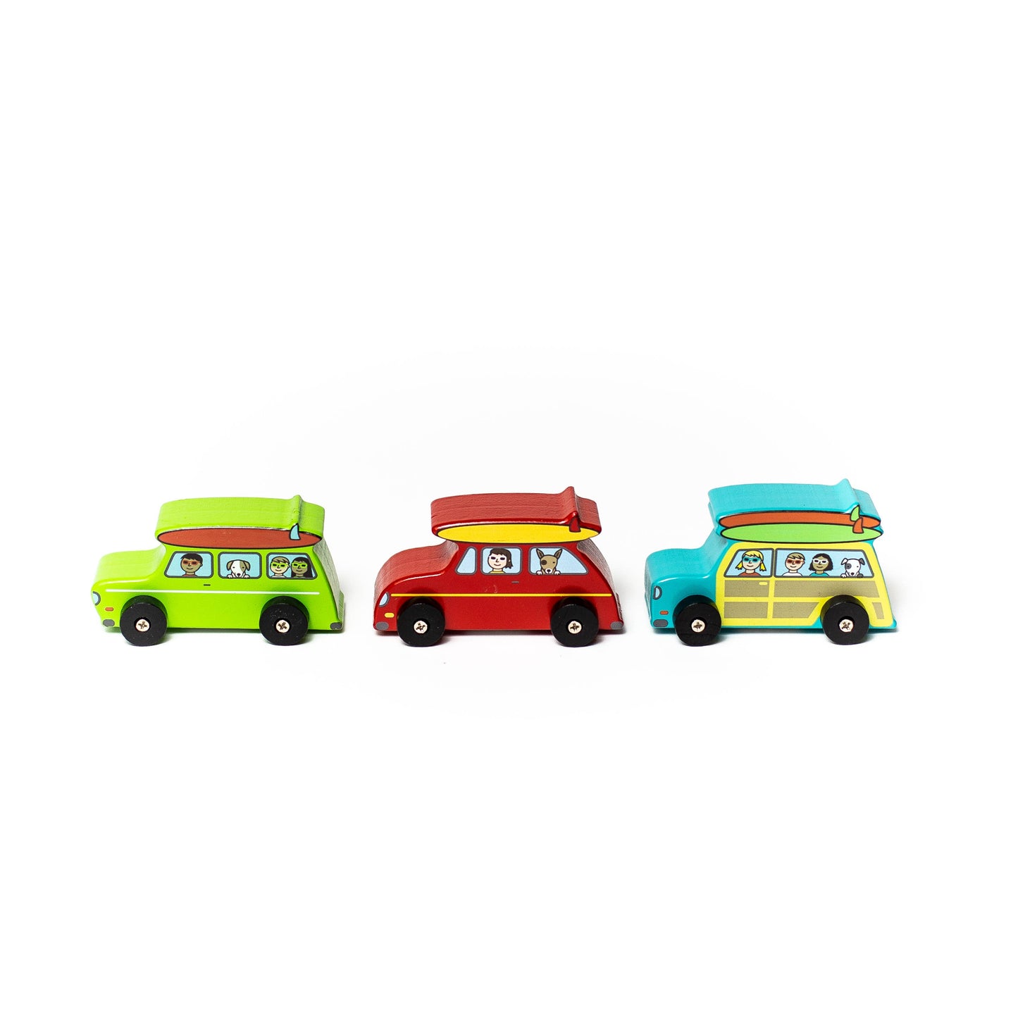Pull Back Surfer Vans Refill - Set of 24