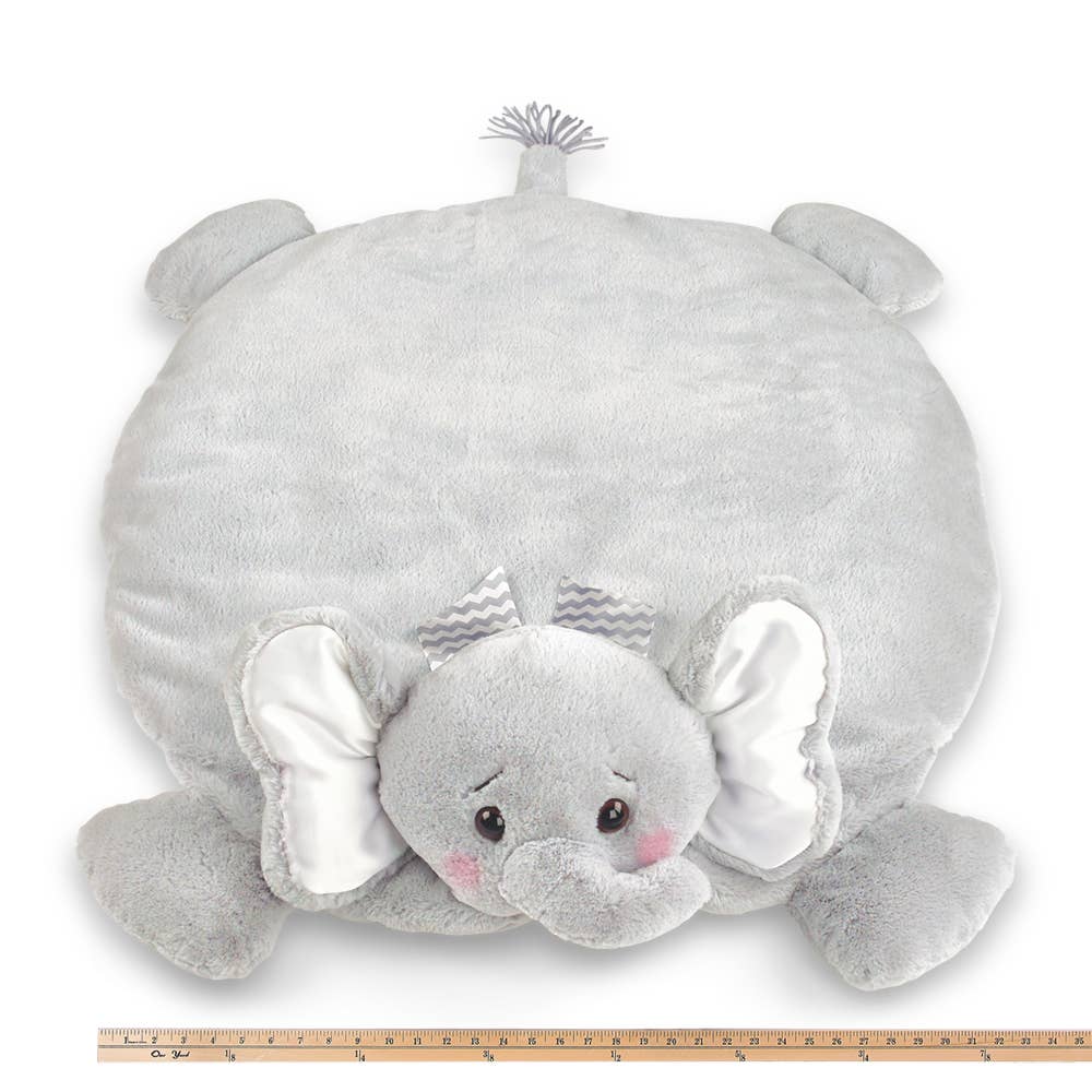 Lil' Spout Gray Elephant Belly Blanket