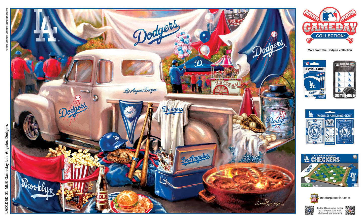 Los Angeles Dodgers - Gameday 1000 Piece Puzzle