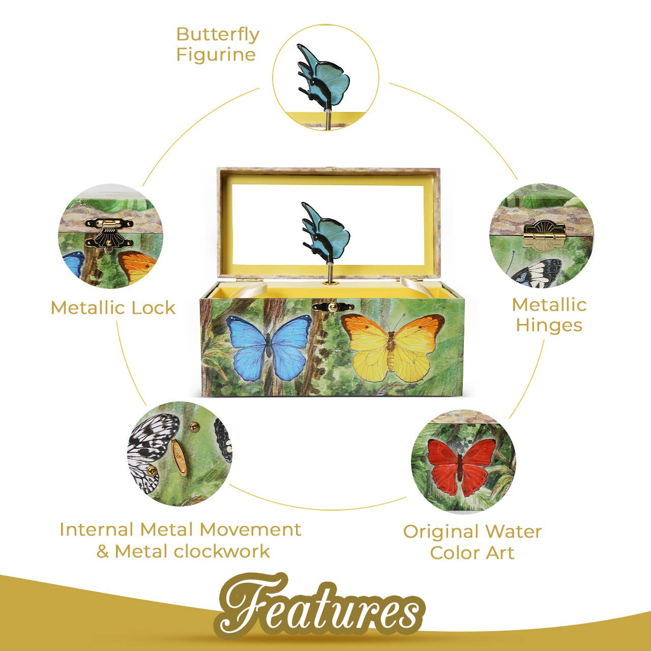 Butterfly Jewelry Box: Christmas 2025 Gift | Wholesale