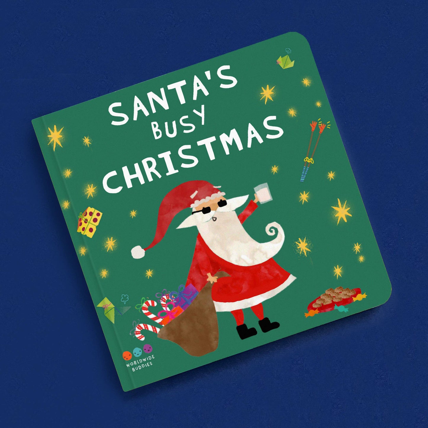 Santa's Busy Christmas | Christmas Board Book For Kids