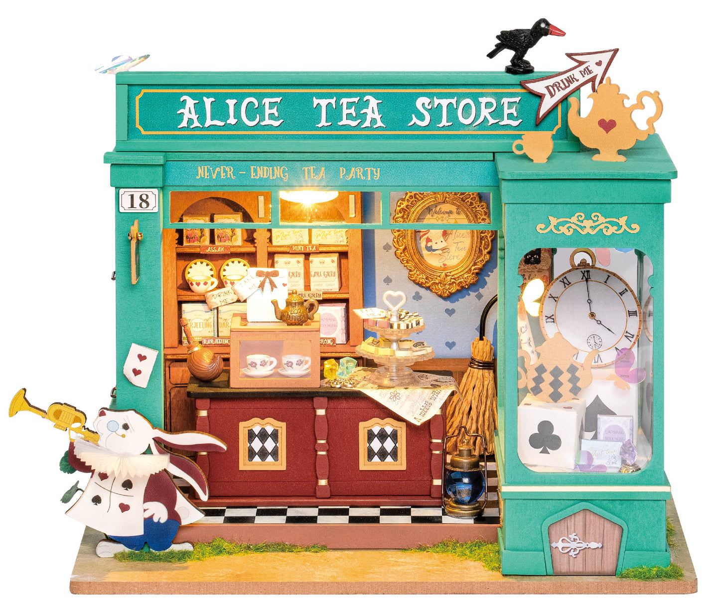 Alice's Tea Store DIY Miniature House
