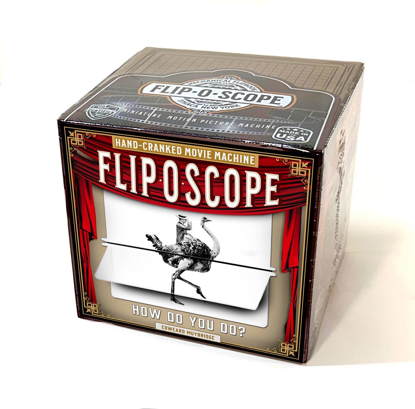 Fliposcope Ostrich - DIY FlipBook Keepsake / Movie Machine