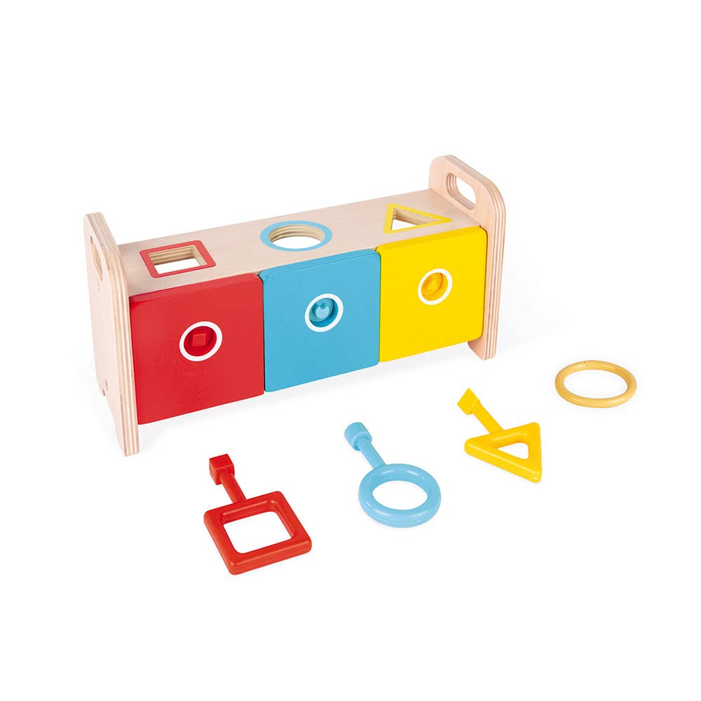 Essential | Shape Sorter Box With Keys | Early Learning Toys
