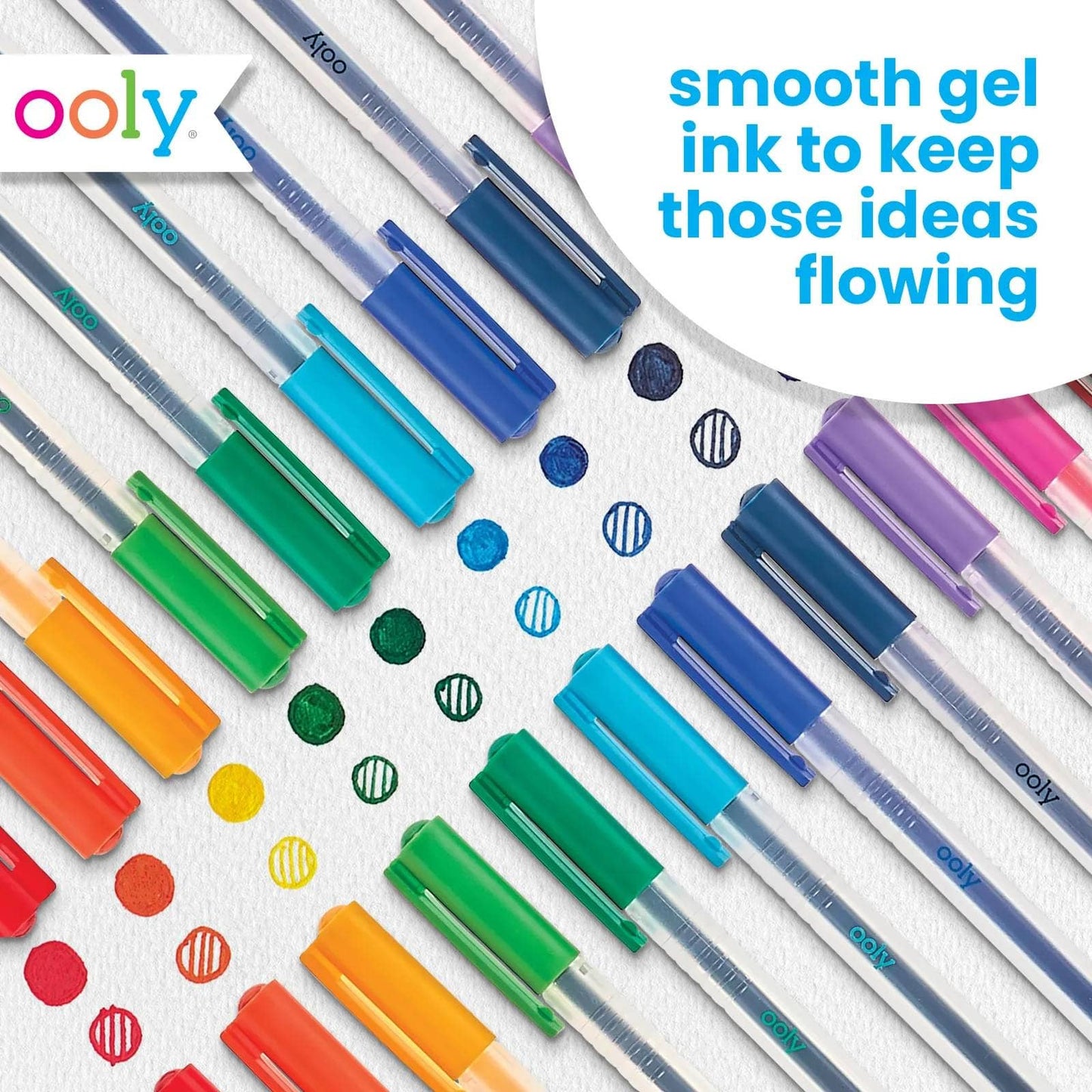 Color Luxe Fine Tip Gel Pens - Set of 12