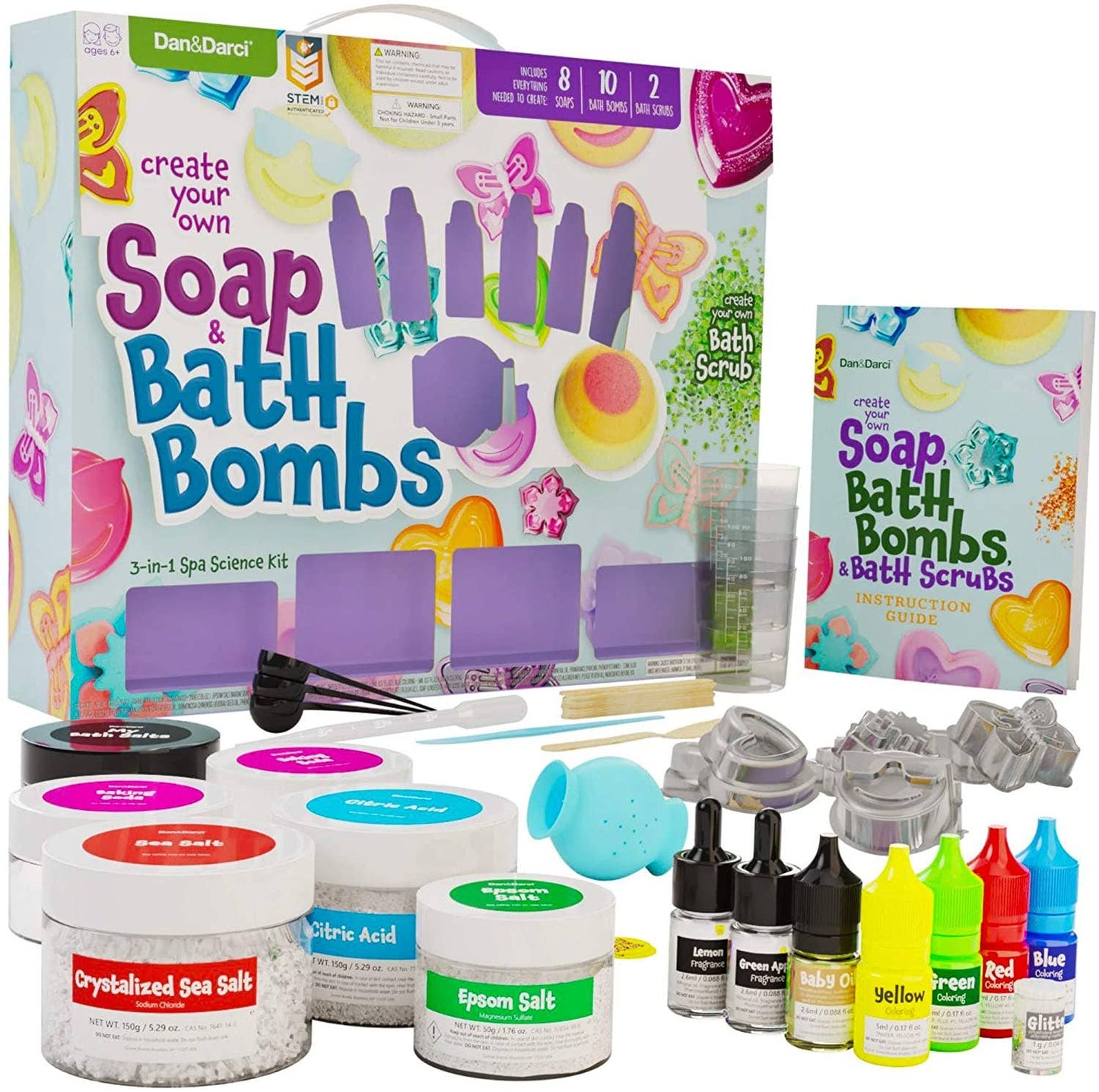Bath Bomb Soap and Scrub Making Kit