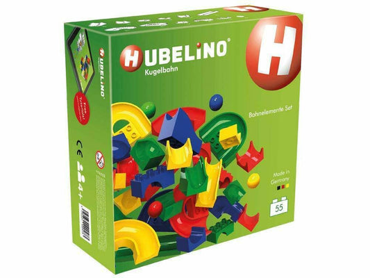 Hubelino 55-Pc Run Elements Set - Starter Marble Track Set