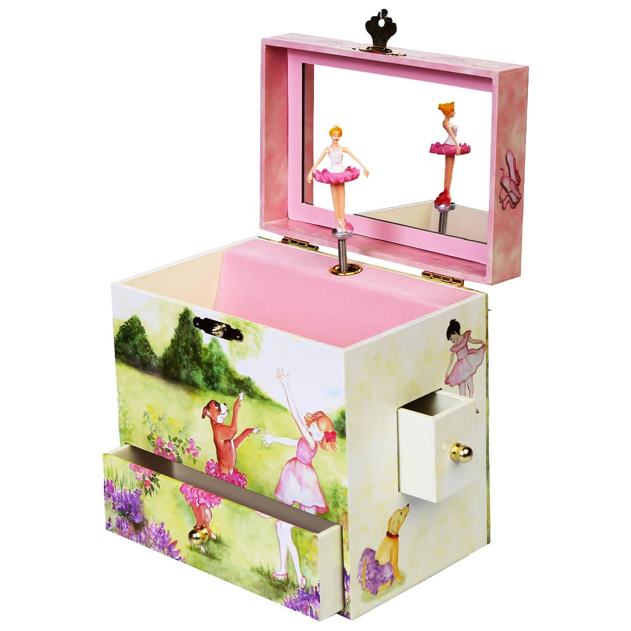 Two Time TuTu Musical Jewelry Box