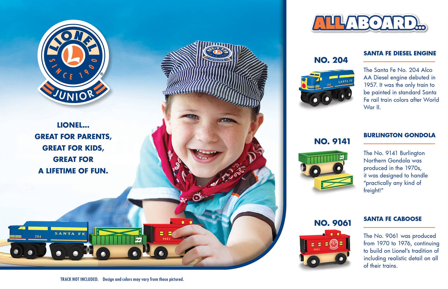 Lionel - Santa Fe Cargo Toy Train Set