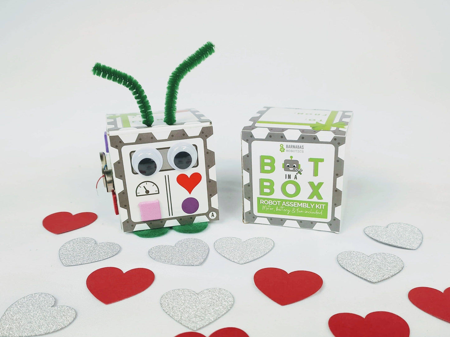Bot In A Box Craft Robot | Stocking Stuffer | Party Favor: 4-Pack / Classic Edition