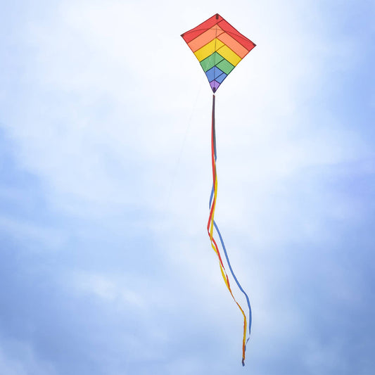 Rainbow Overlay 30" Diamond Kite