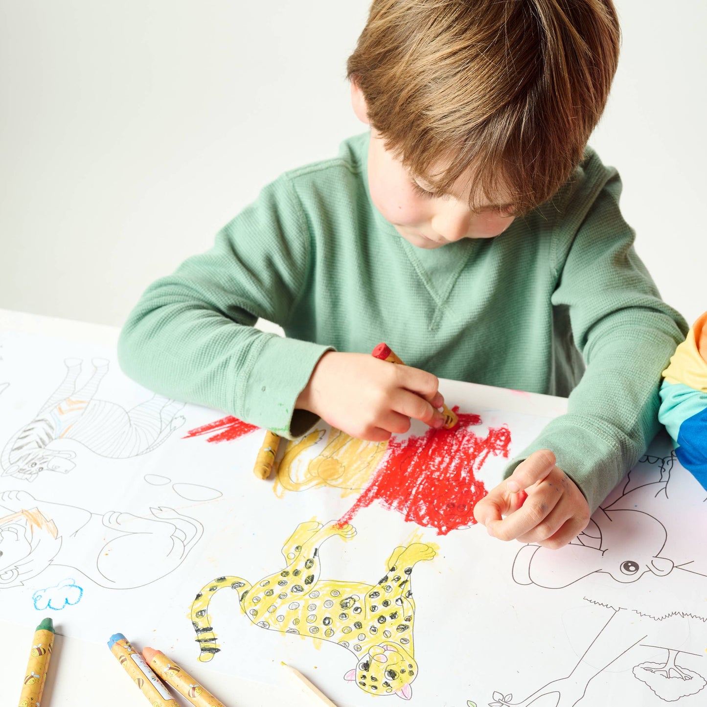 Solar System Coloring Scroll